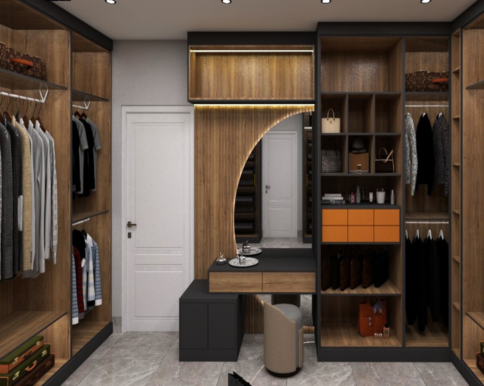 Walk-In Wardrobe & Vanity Suite